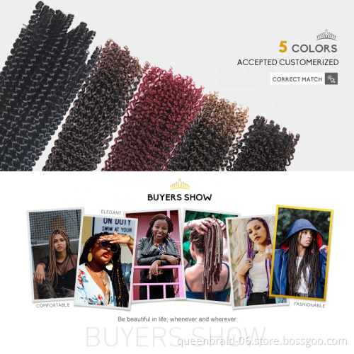 Synthetic Water Wave 22strands 18" Braiding Hair Passion Twist Crochet Hair Extensions Crochet Braids Hair Passion Twist